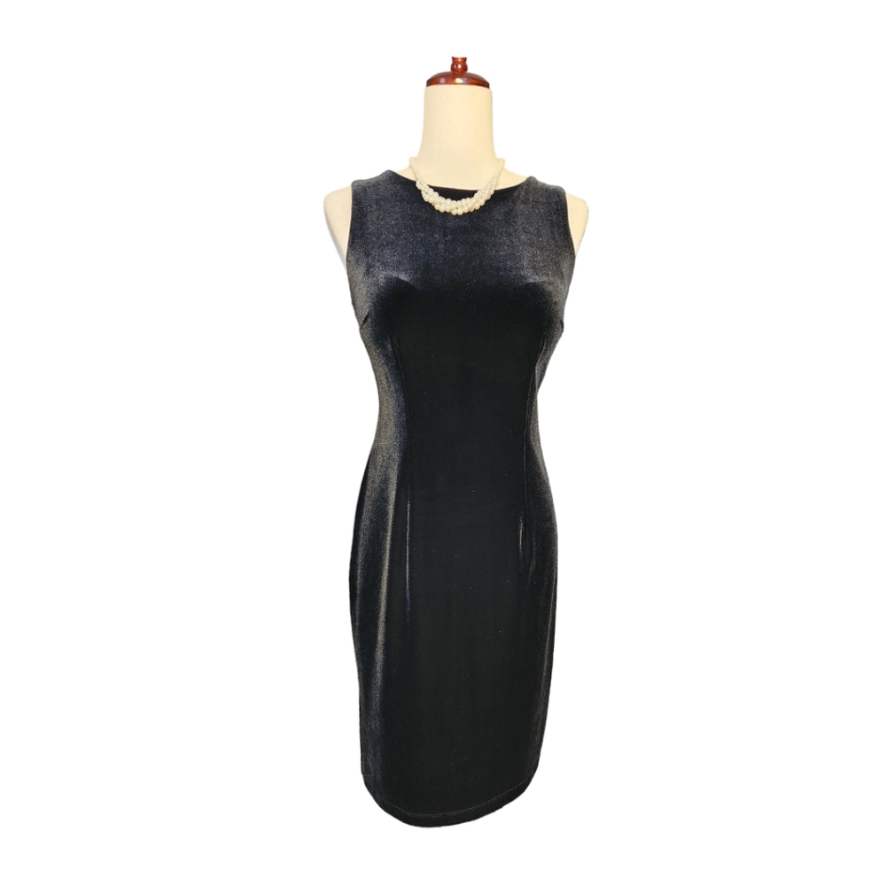 Social Circles Faux Velvet Dress, Size 8